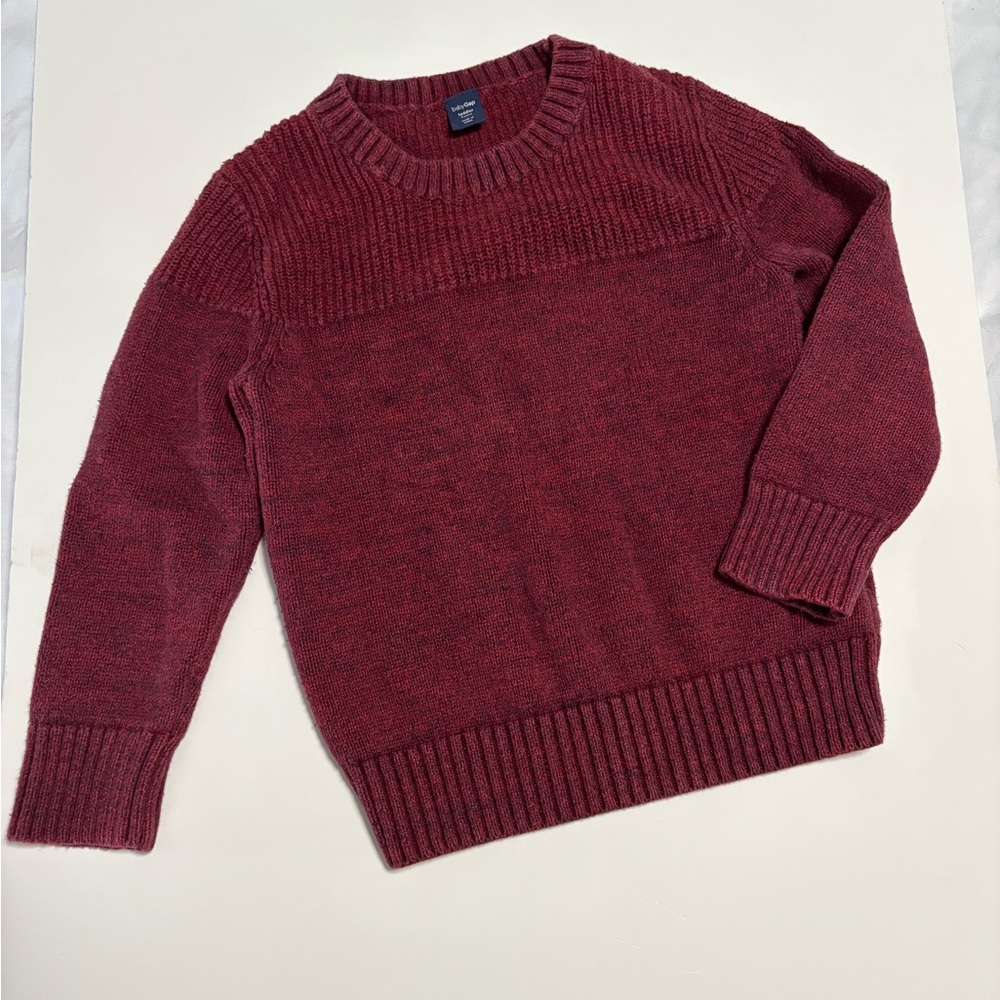 Baby Gap Red knit sweater toddler crewneck 4T